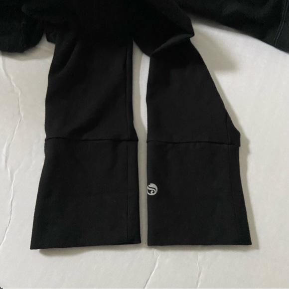 Soma Sport Black Workout Yoga Jacket Zip Up Size Medium Zip Pockets - Picture 8 of 16